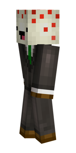 Black skin: body, left side render