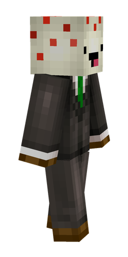 Black skin: body, right side render