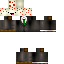 Black skin: raw texture render
