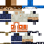 Blue skin: raw texture render