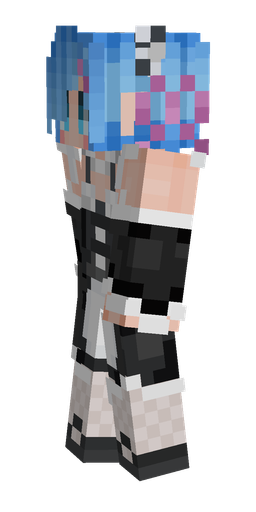 Black skin: body, left side render