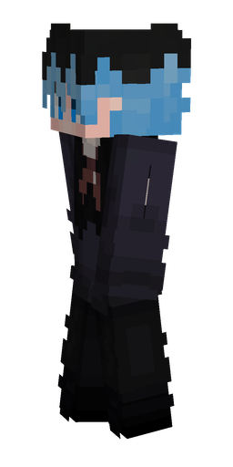 Black skin: body, left side render