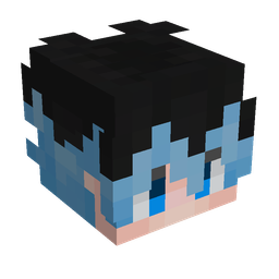 Black skin: head render