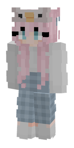 Blue skin: body, front render
