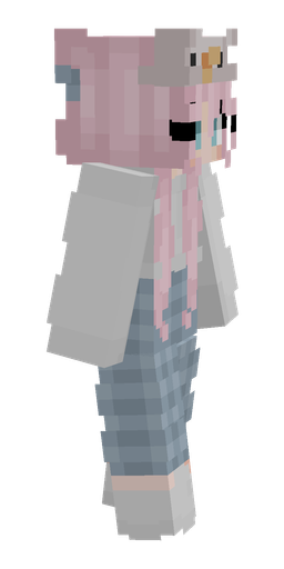Blue skin: body, right side render