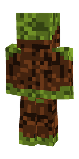 Black skin: body, back render