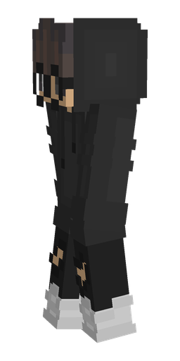 Black skin: body, left side render