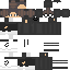 Black skin: raw texture render