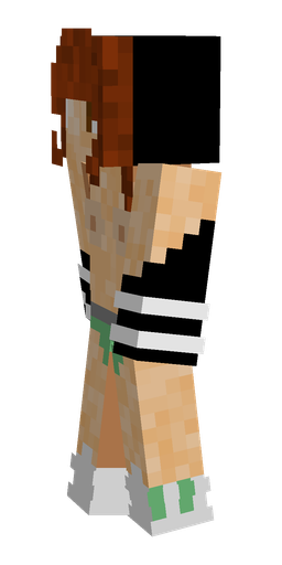 Black skin: body, left side render