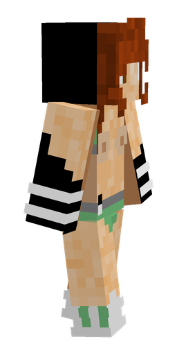 Black skin: body, right side render