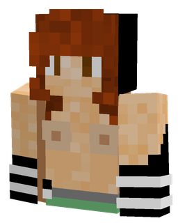 Black skin: bust render