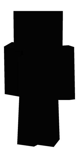 Black skin: body, back render