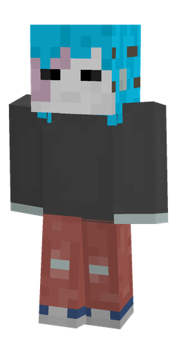 Black skin: body, front render