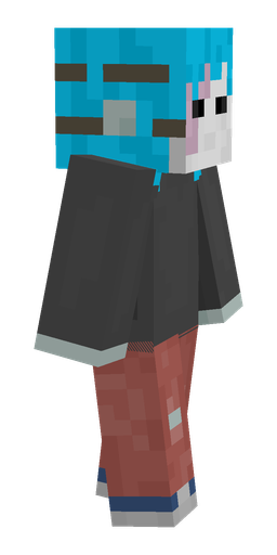 Black skin: body, right side render