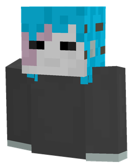 Black skin: bust render