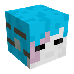 Black skin: head render