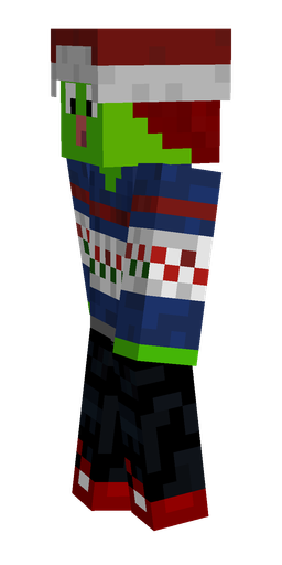 Black skin: body, left side render