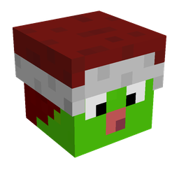 Black skin: head render