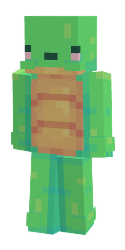 Green skin: body, front render
