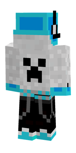 Black skin: body, back render
