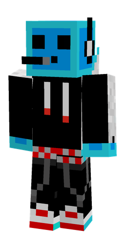 Black skin: body, front render