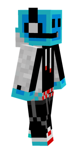 Black skin: body, right side render