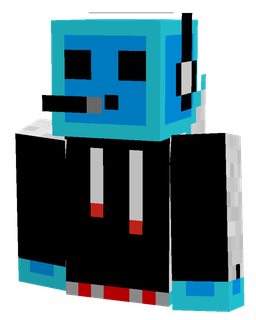 Black skin: bust render