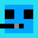 Black skin: face render