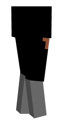 Black skin: body, left side render