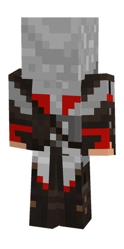 Black skin: body, back render