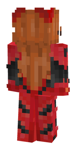 Black skin: body, back render