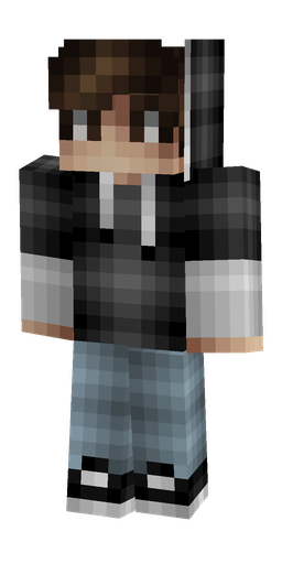 Black skin: body, front render
