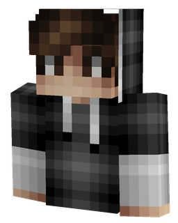 Black skin: bust render