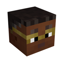 Brown skin: head render