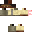 Brown skin: raw texture render
