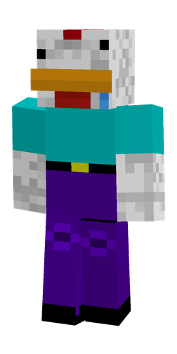 Blue skin: body, front render