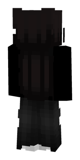 Black skin: body, back render