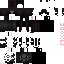 Black skin: raw texture render