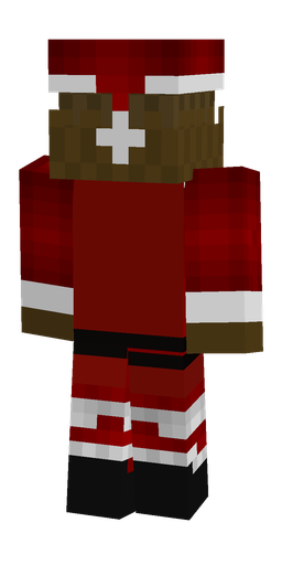 Brown skin: body, back render