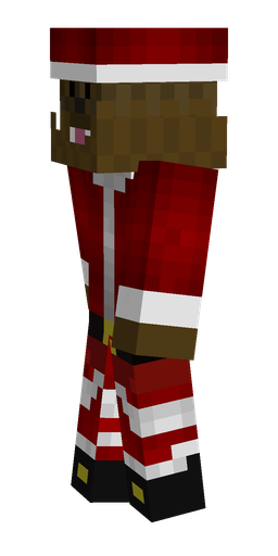 Brown skin: body, left side render
