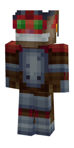 Black skin: body, front render