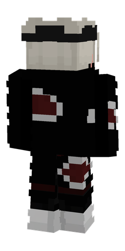 Black skin: body, back render