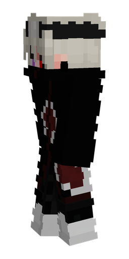 Black skin: body, left side render