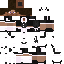 Black skin: raw texture render