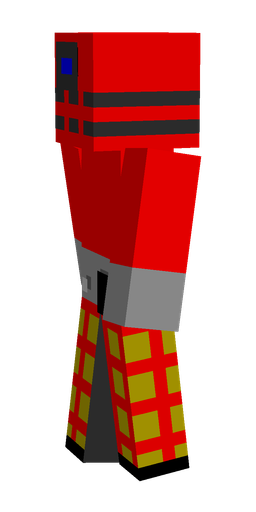 Black skin: body, left side render