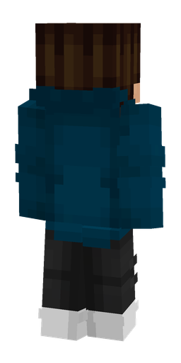Black skin: body, back render