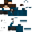Black skin: raw texture render