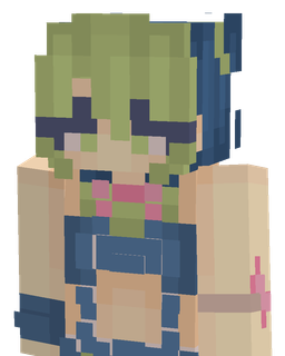 Blue skin: bust render