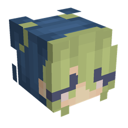 Blue skin: head render
