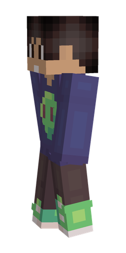Black skin: body, left side render